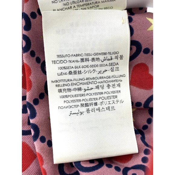 Gucci Pink Silk Headband with All-Over Double G Print - Picture 9 of 9